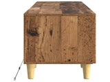 LED TV Cabinet Old Wood Engineered Wood 897133