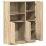 2 Piece Kitchen Cabinet Set Sonoma Oak Engineered Wood 3324144