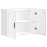 Kitchen Wall Cabinet Porto White Engineered Wood 854067