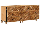 Storage Cabinets 2 pcs Brown 60 x 33.5 x 75 cm Solid Mango Wood 3310175