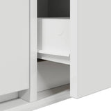 TV Cabinet with Drawer White 100 x 31 x 25.5 cm Engineered wood 861526