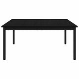 Coffee Table Black Oak 100 x 100 x 45 cm Engineered Wood 892584