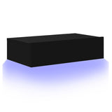 TV Cabinet with LED Lights Black 60x35x15.5 cm 842888