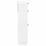 Shoe Cabinet HOORN 78 x 24 x 100 cm Engineered Wood White 897315