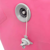 Inflatable Gymnastic Roll with Pump 100x60 cm PVC Pink 92712