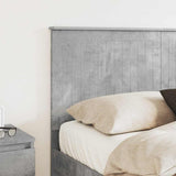Headboard with Headboard Concrete Grey 140 cm Engineered wood 887762