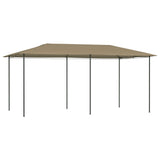 ZNTS Gazebo 2.98x5.3x2.59 m Taupe 160 g/m² 313621