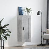 Wall Mounted Cabinet Concrete Grey 34.5x34x90 cm Engineered Wood 830520