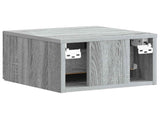 Wall-Mounted Bedside Cabinet 2 pcs Grey Sonoma Engineered Wood 899288