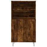 Highboard Smoked Oak 60x36x110 cm Engineered Wood 831489