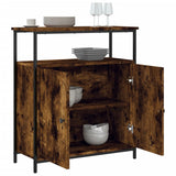 Sideboard Smoked Oak 70x30x80 cm Engineered Wood 835531