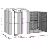 Bird Cage Anthracite 418 x 210 x 247 cm Galvanised Steel 3325156