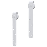 Mini Sliding Cabinet Door Kit Carbon Steel White 152 cm 151692