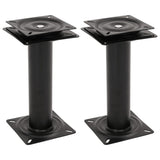 2 pcs Boat Seat Pedestals with 360&deg Seat Swivel Steel 3294942