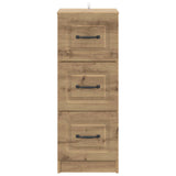 Drawer Cabinet Artisan Oak 33 x 34.5 x 87 cm Engineered Wood 895774