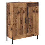 Sideboard Old Wood 69.5 x 34 x 90 cm Engineered Wood and Iron 881603