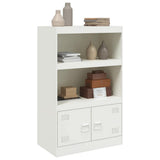 Sideboard White 67x39x107 cm Steel 841672