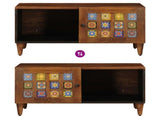 Coffee Table Brown 80 x 50 x 40 cm Solid Mango Wood 4018228