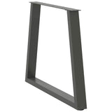 Dining Table Legs V-Shape 3 pcs Anthracite 80x cm Steel 4012590