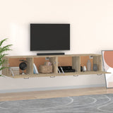 Wall Cabinets 2 pcs Sonoma Oak 100x36.5x35 cm Engineered Wood 3115670
