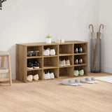Shoe Cabinet Artisan Oak 103 x 30 x 51 cm Engineered Wood 875210