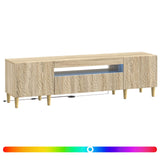 LED TV Cabinet Sonoma Oak Engineered Wood 897127