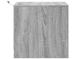 Bedside Cabinets with LED Lights 2 pcs Grey Sonoma Engineered Wood 852058