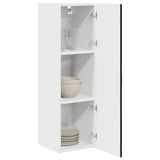 Wall Cabinet PORTO Black 30 x 31 x 100 cm Engineered Wood 885456