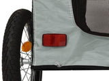 Pet Bike Trailer Grey and Black Oxford Fabric&Iron 93839