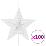 LED Star Curtain Fairy Lights 500 LED Cold White 8 Function 328807