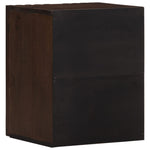 ZNTS Bathroom Wall Cabinet 38x34x48 cm Brown Solid Wood Mango 377536