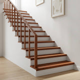 Stair Treads 4 pcs 110 x 25 x 2 cm Brown Solid Beech Wood 3446224