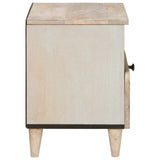 Bedside Cabinet 2 pcs Beige 40 x 33 x 46 cm Solid Acacia wood 4018123