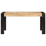 ZNTS Dining Table 160x80x76 cm Solid Mango Wood 3060199