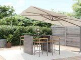 Garden Bar Set Grey 3187701