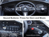 Kids Electric Ride On Car 6V Licensed BMW 6GT W/ Remote-Black T3398P348160