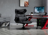Video Game Chair with Lumbar Support, Racing Style Home Office Chair, Computer Chair with Swivel T3398P377468