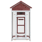 Bird House Mocha 91.5x53x170 cm Solid Wood Pine 172254