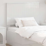 Headboard with Headboard Gloss White 90 cm Engineered wood 887807