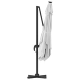 Roma Parasol Beige 286 x 284 x 265 cm Aluminium and Polyester 42003335