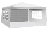 3 x 3m Three Sides Waterproof Tent with Spiral Tubes White 26923478