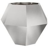 Planter 2 pcs Silver 100 x 100 x 80 cm Stainless Steel 884033