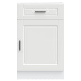 Kitchen Base Cabinet Porto White Engineered Wood 853957
