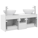 Bathroom Furniture Set 3 pcs White 49.5 x 44.5 x 65 cm 3405899