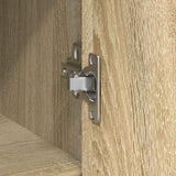 Sideboard with Drawer Sonoma Oak 101x35x76 cm Engineered Wood 861564
