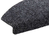 Self-adhesive Stair Mats 15 pcs Dark Grey 80 x 24.5 x 3.5 cm 42038665