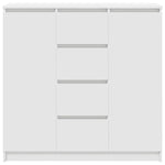Sideboard with Drawers White 100.5x35x98.5 cm Engineered Wood 3328453