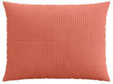 Cushion Cover 6 pcs ALMELO Red Orange 70 x 70 cm Corduroy 915598