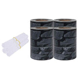 Garden Privacy Screens 4 pcs PVC 35x0.19 m Grey 147866