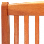 ZNTS 7 Piece Folding Outdoor Dining Set Solid Eucalyptus Wood 3087152
